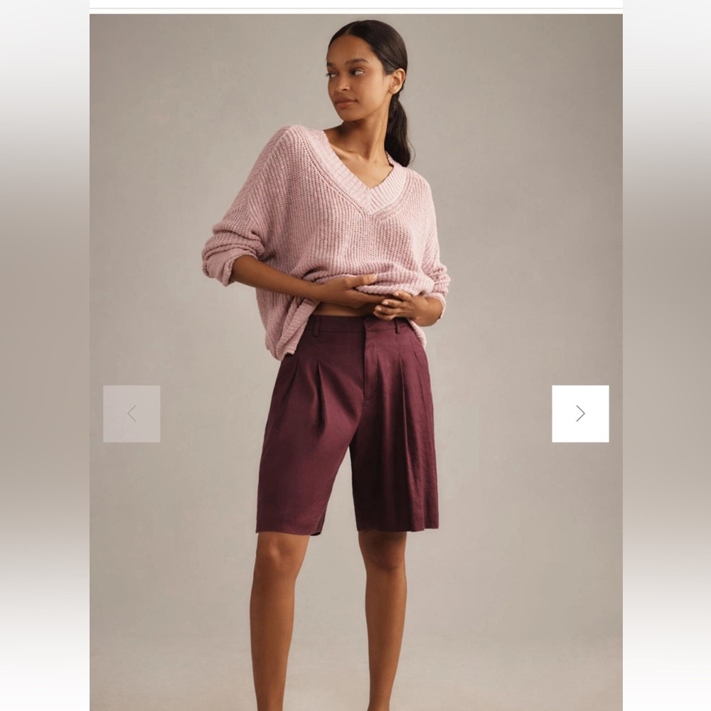 Maeve by Anthropologie The Avery Pleated Shorts - Picture 1 of 16